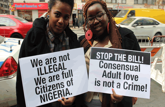 NIGERIA CRIMINALIZES HOMOSEXUALITY