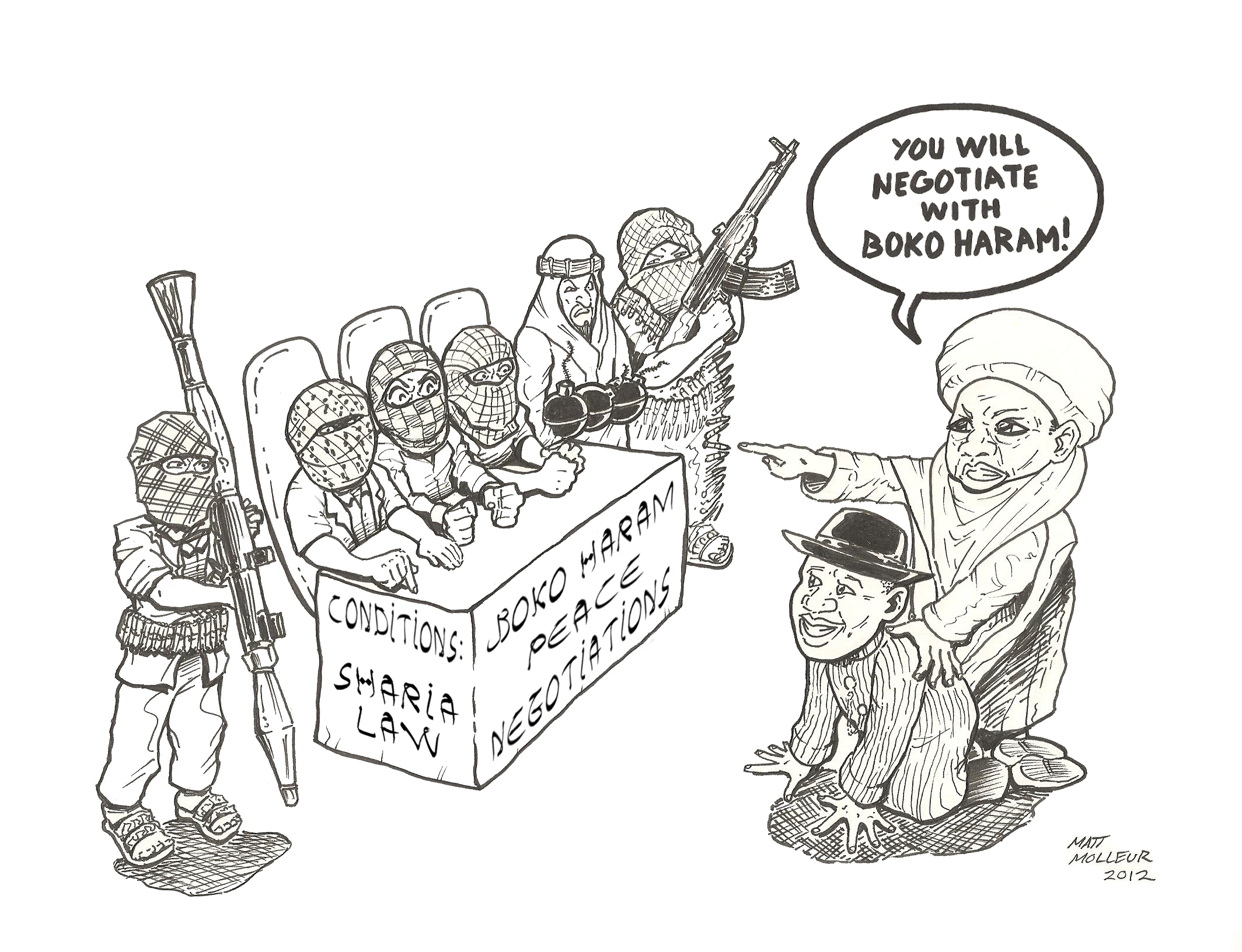HAUSA LEADERS NEGOTIATE FOR BOKO HARAM